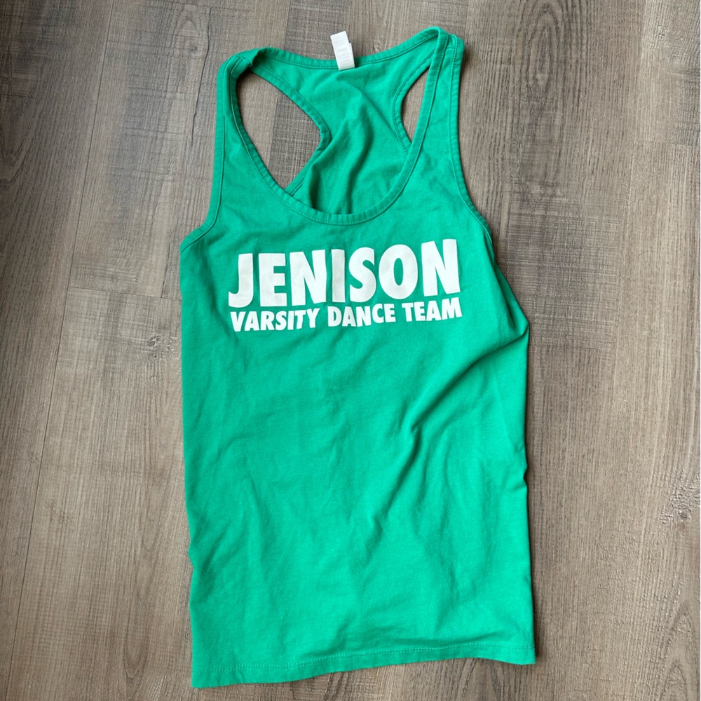 Green Jenison Varsity Dance Team Tank Top